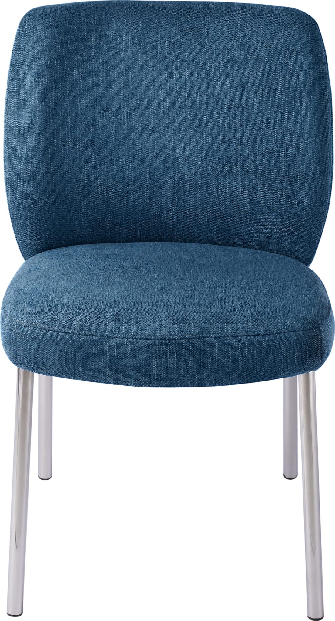 Fomo - Chenille Upholstered Stainless Steel Base Dining Chair (Set of 2)