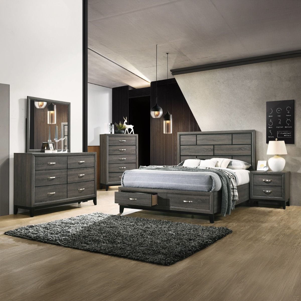 Valdemar - Bed w/Storage - Urban Living Furniture (Los Angeles, CA)