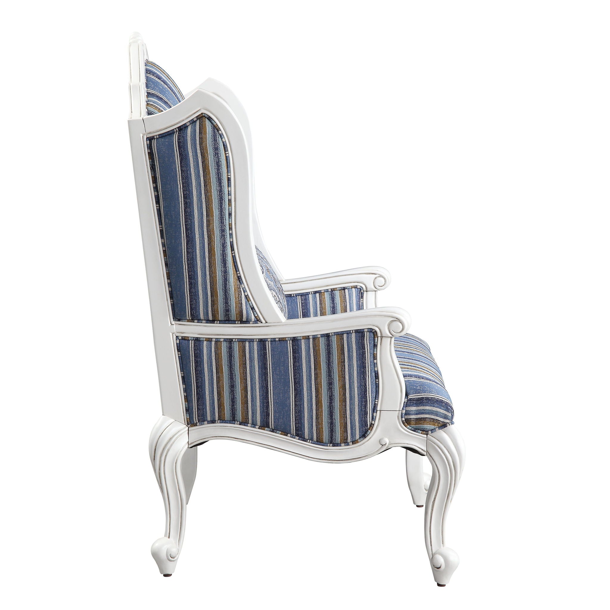 Ciddrenar - Chair - Fabric & White Finish - Urban Living Furniture (Los Angeles, CA)