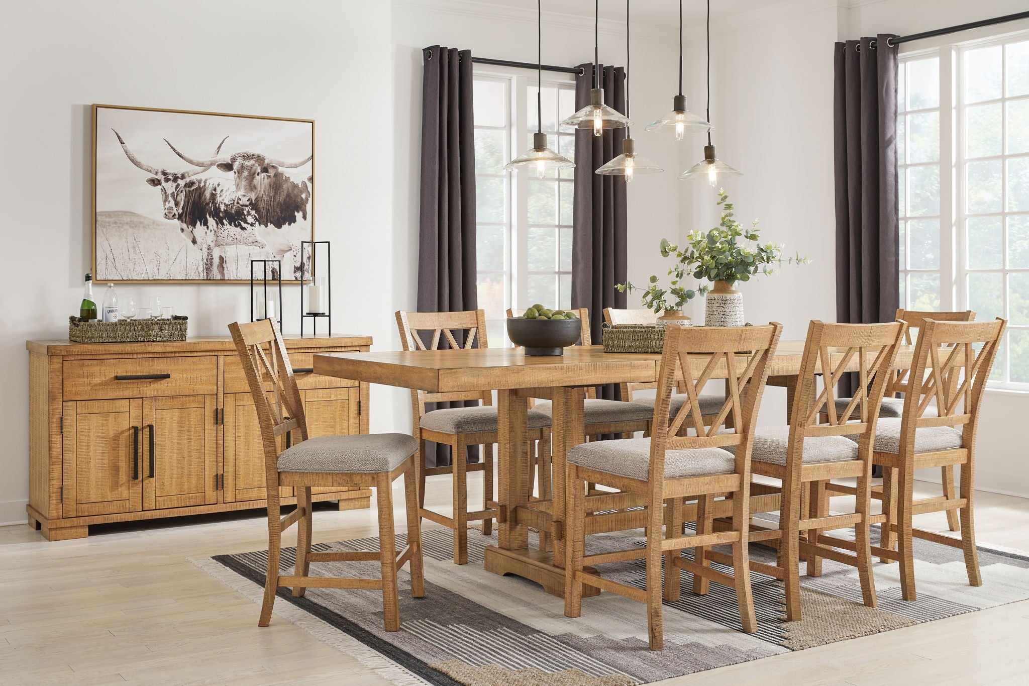 Havonplane - Counter Dining Set - Urban Living Furniture (Los Angeles, CA)