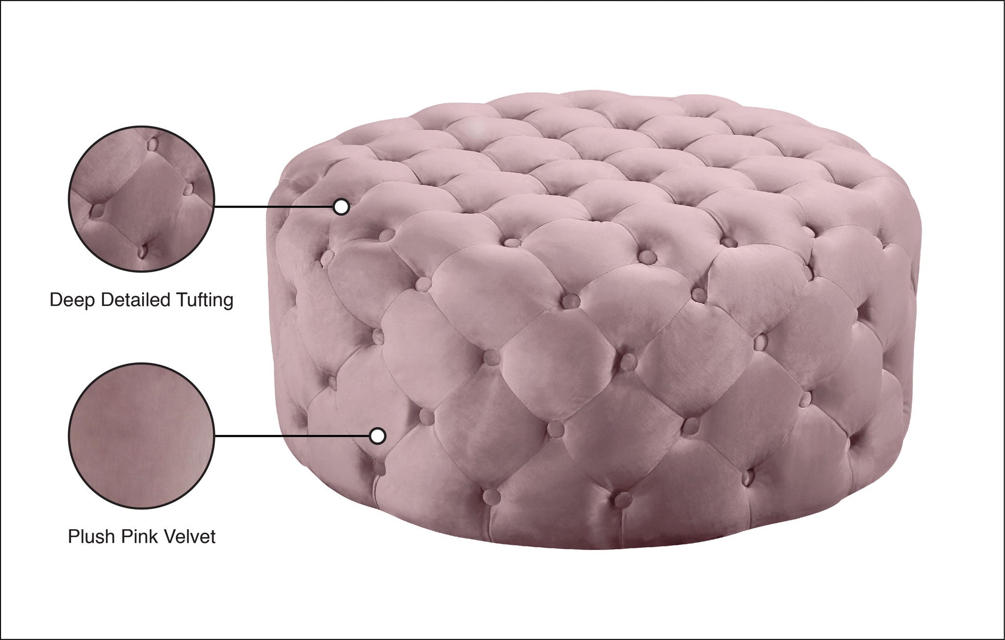 Addison - Bench Ottoman - Urban Living Furniture (Los Angeles, CA)