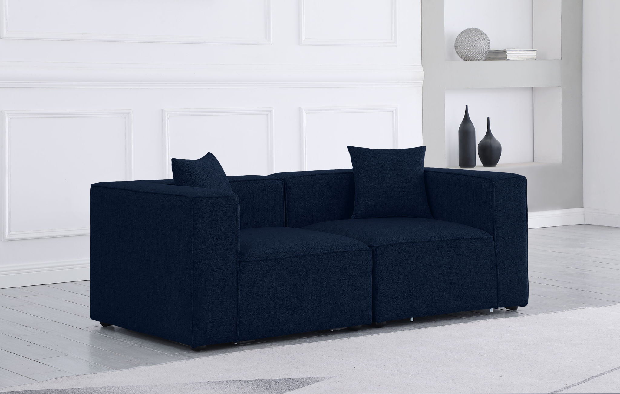 Cube - Linen Modular 2 Seat Sofa - Urban Living Furniture (Los Angeles, CA)