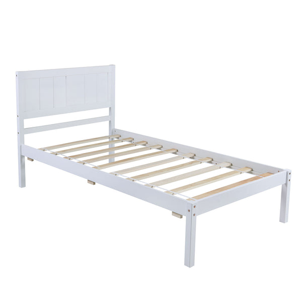 Classic Platform Bed With Headboard