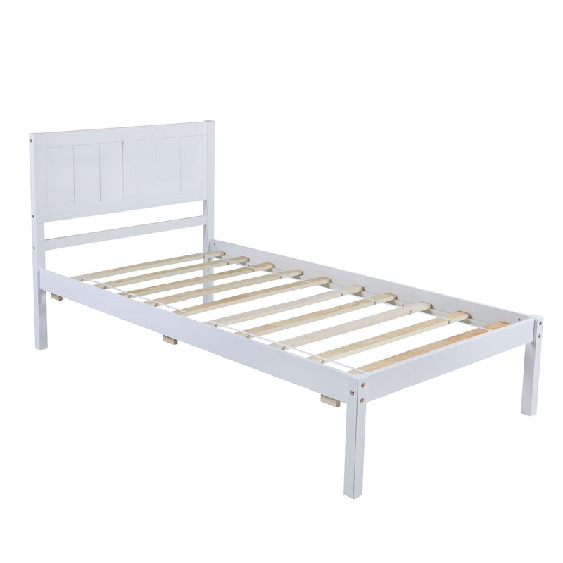 Classic Platform Bed With Headboard
