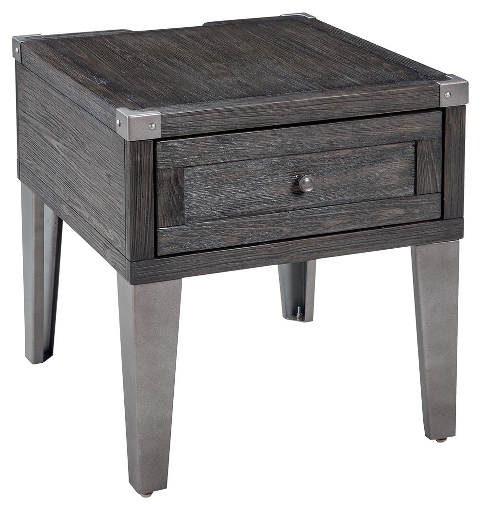 Todoe - Dark Gray - Rectangular End Table - Urban Living Furniture (Los Angeles, CA)