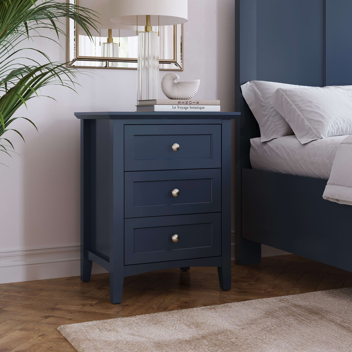 Grace - Three Drawer Nightstand