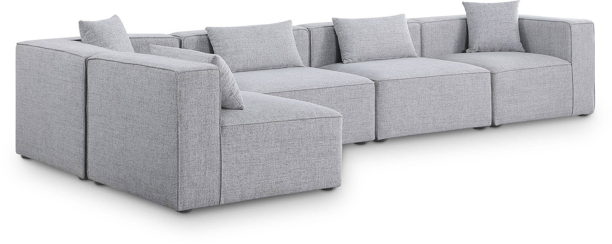 Cube - Linen 5 Piece Modular Sectional - Urban Living Furniture (Los Angeles, CA)
