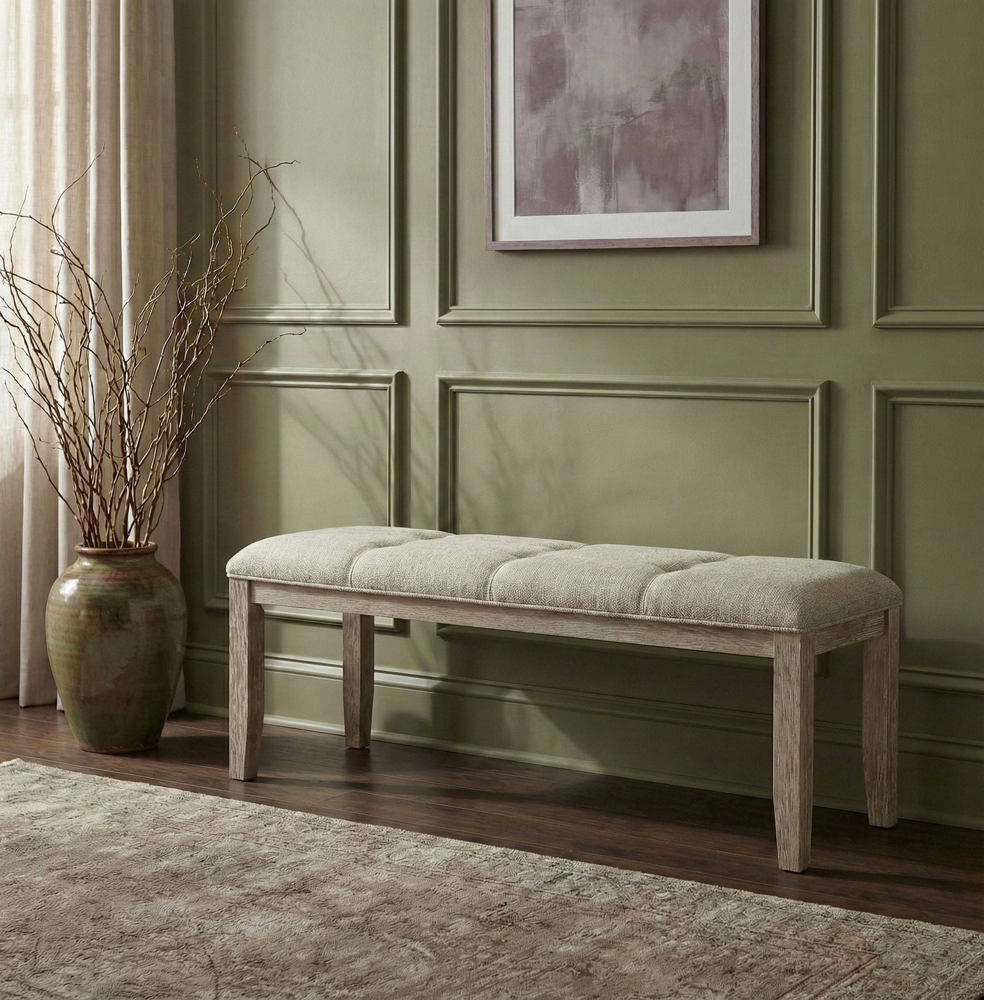 Ananda - Fabric Upholstered Bench - Urban Living Furniture (Los Angeles, CA)