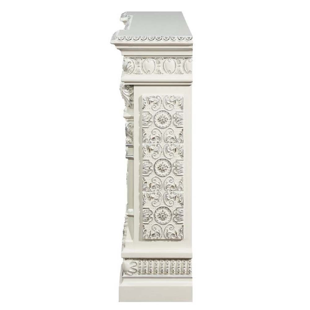 Zabrina - Fireplace - Antique White Finish - Urban Living Furniture (Los Angeles, CA)