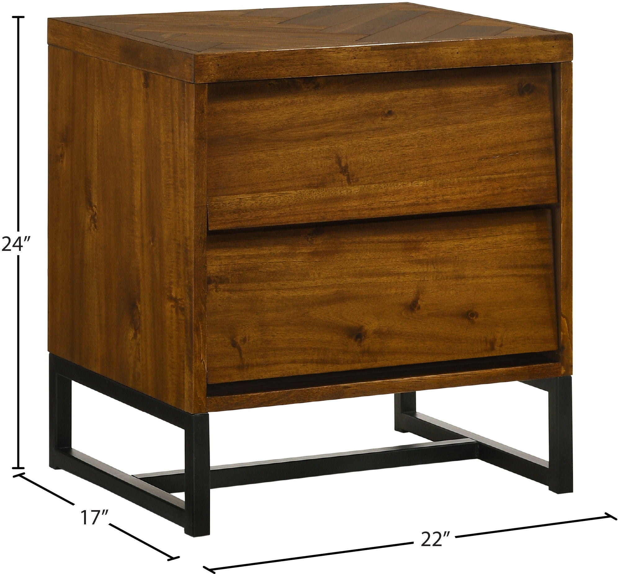 Reed - Night Stand - Antique Coffee - Urban Living Furniture (Los Angeles, CA)