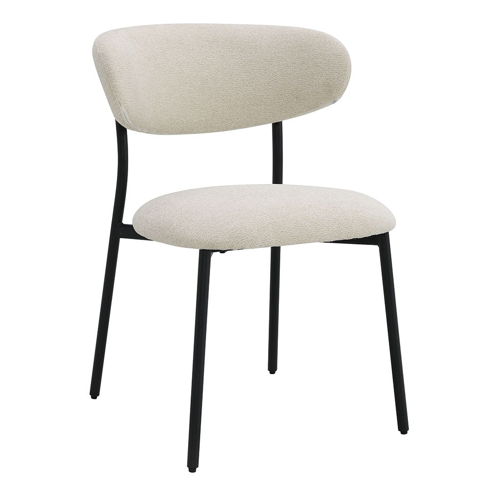 Jirina - Side Chair (Set of 2) - Beige Chenille - Urban Living Furniture (Los Angeles, CA)