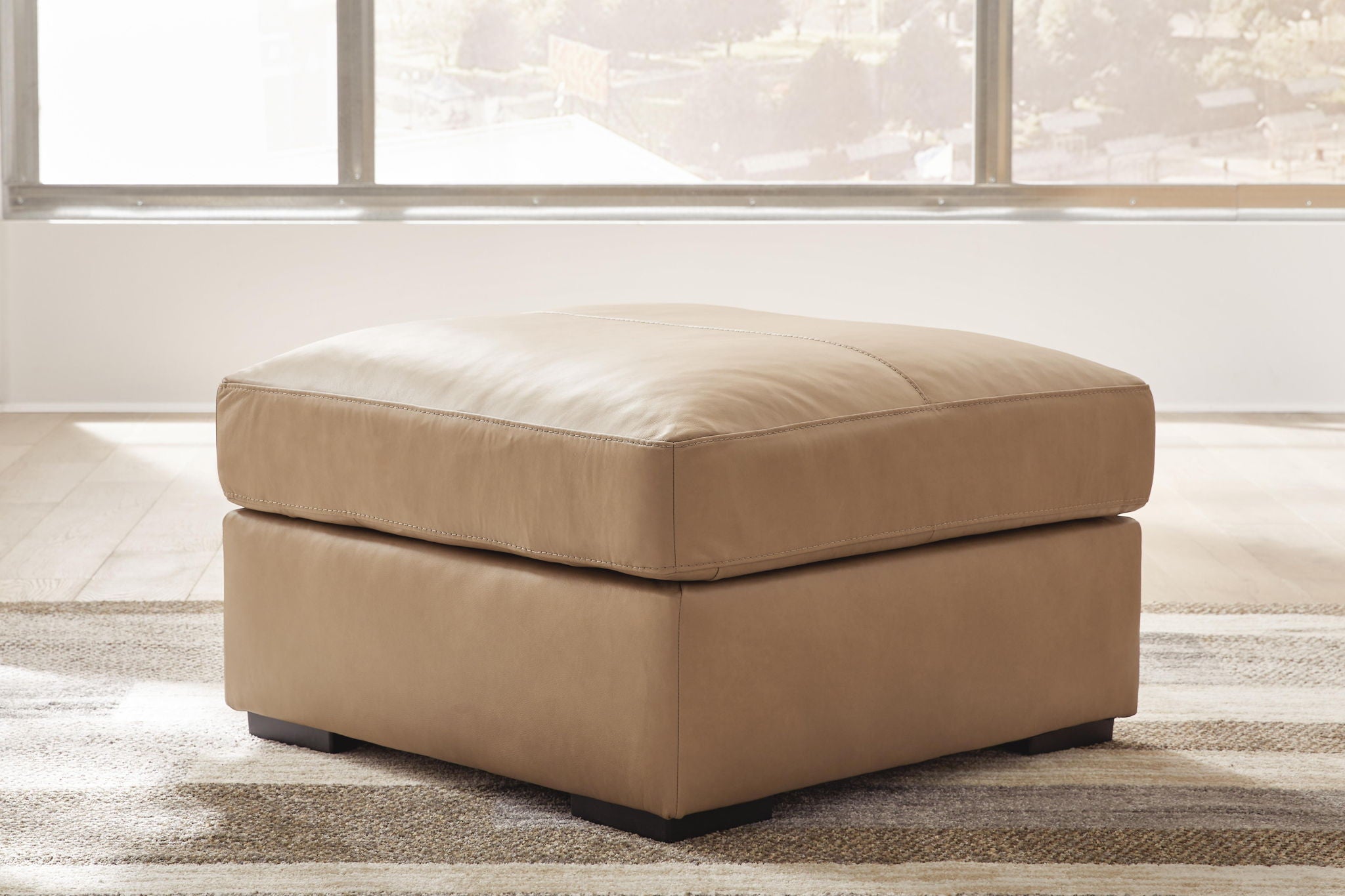 Bandon - Oversized Accent Ottoman - Toffee - Urban Living Furniture (Los Angeles, CA)