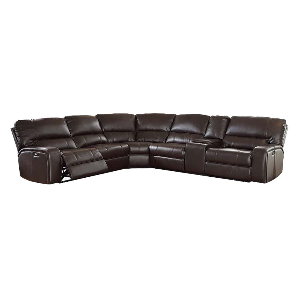 Saul - Power Motion Sectional Sofa - Espresso - Urban Living Furniture (Los Angeles, CA)