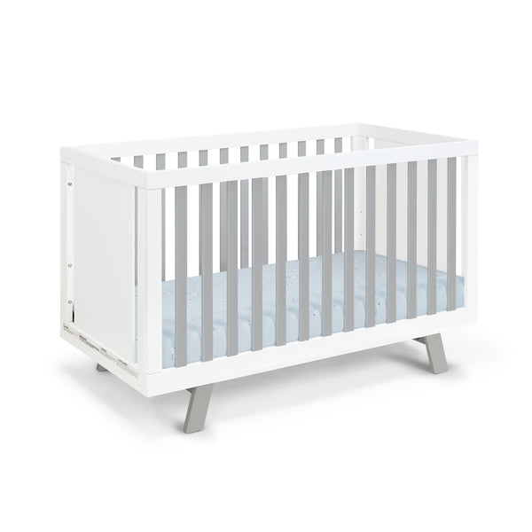 Livia - 3-in-1 Convertible Island Crib - White Frame - Urban Living Furniture (Los Angeles, CA)