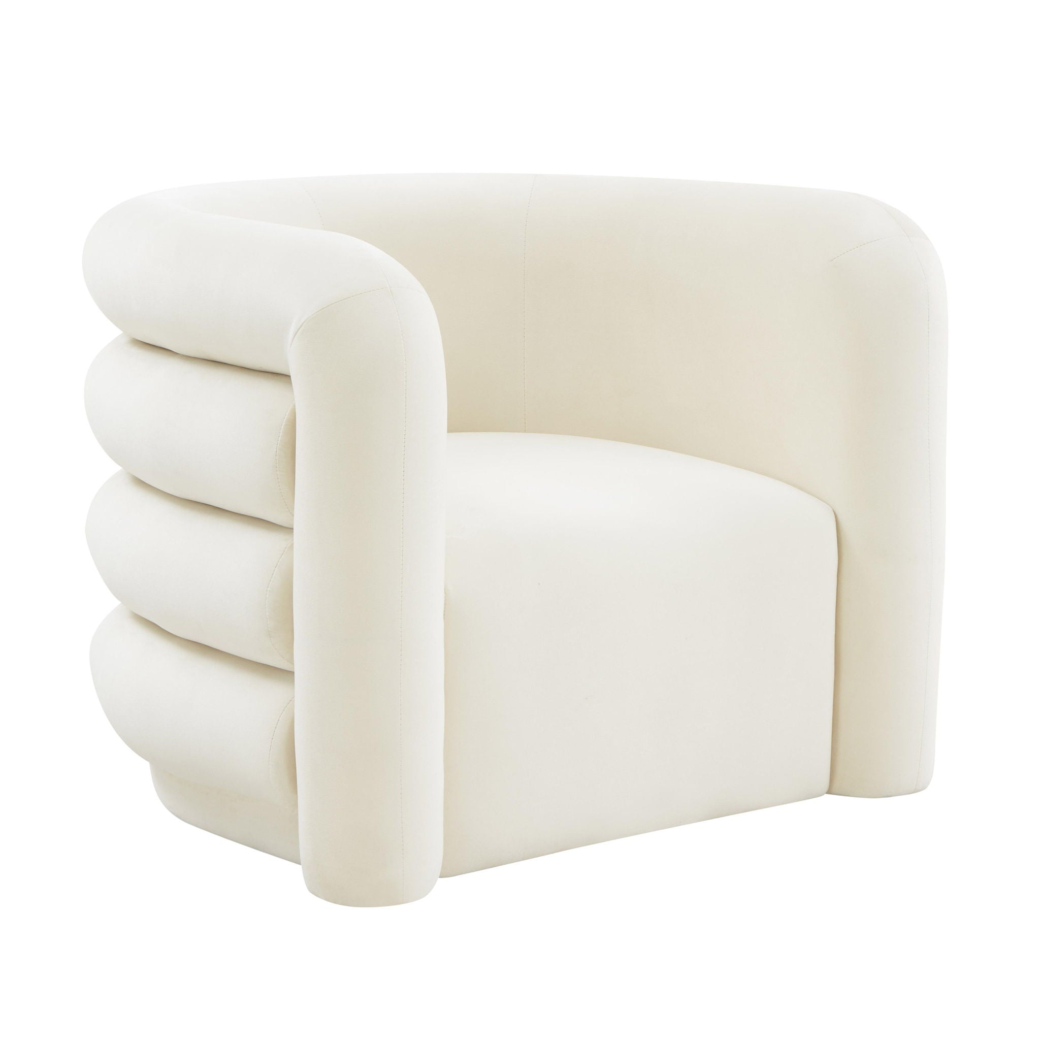 Curves - Velvet Lounge Chair - Urban Living Furniture (Los Angeles, CA)