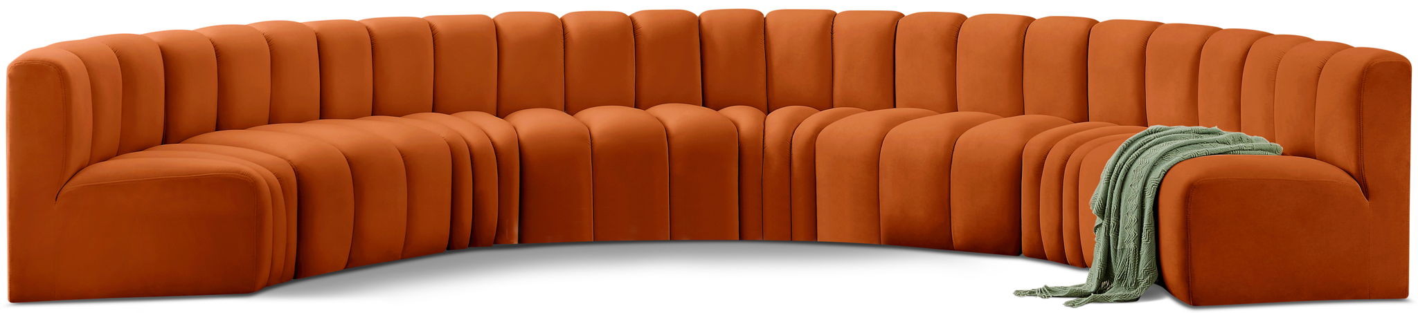 Arc - Velvet 8 Piece U-Shaped Modular Sofa - Urban Living Furniture (Los Angeles, CA)