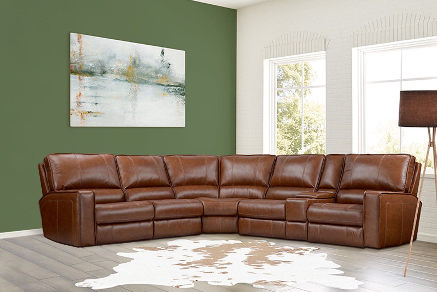 Rockford - 6 Piece Modular Power Reclining Sectional - Urban Living Furniture (Los Angeles, CA)