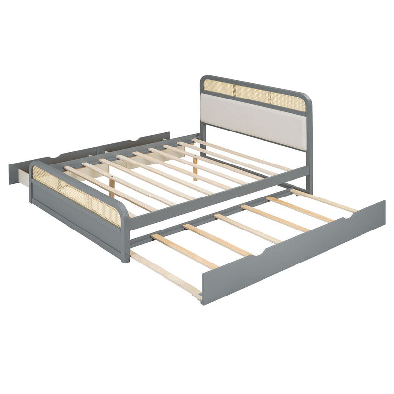 Platform Bed With Trundle And 2 Drawers - Urban Living Furniture (Los Angeles, CA)