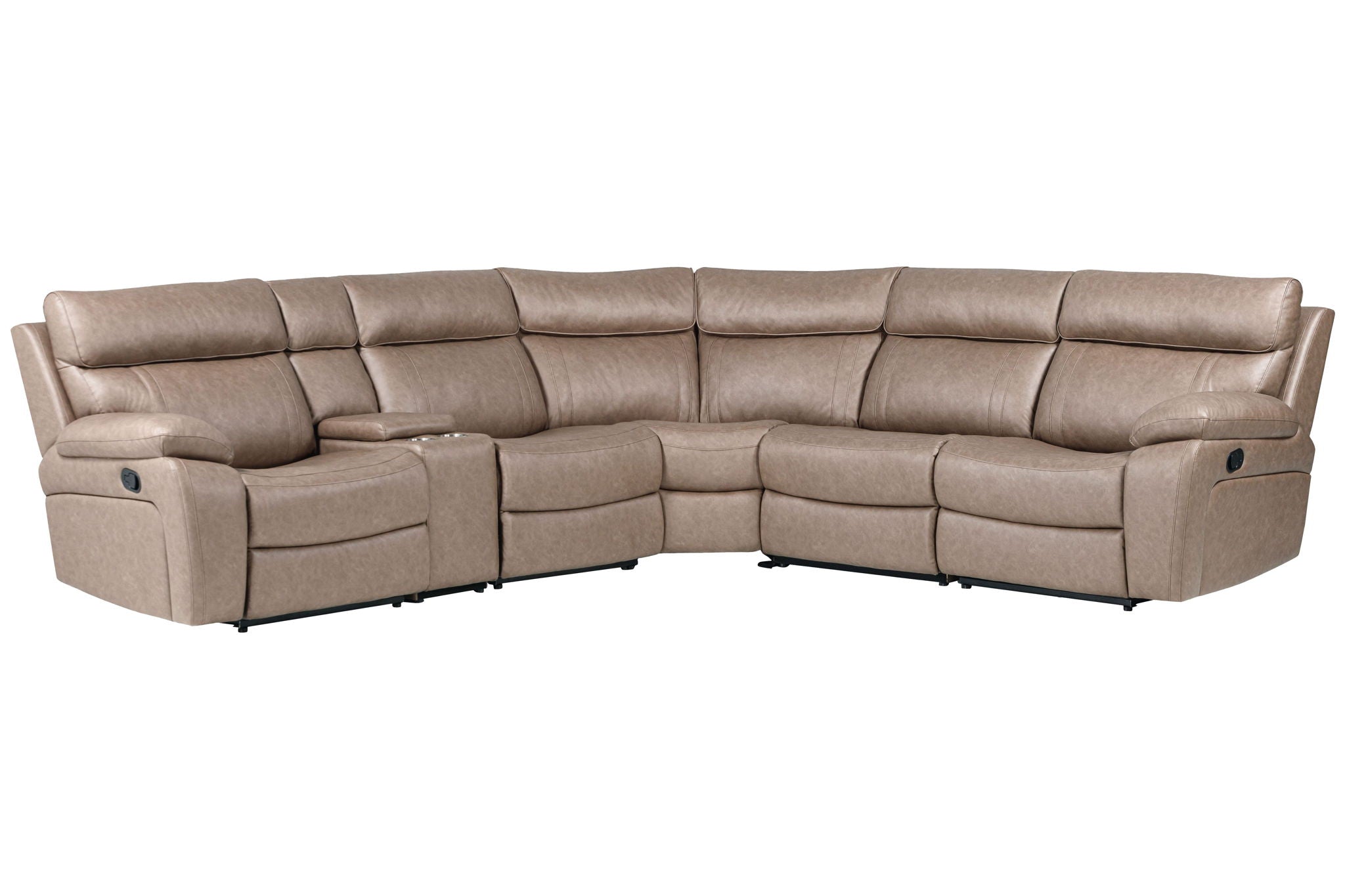 Theon - Modular Manual Reclining Sectional And Entertainment Console - Urban Living Furniture (Los Angeles, CA)
