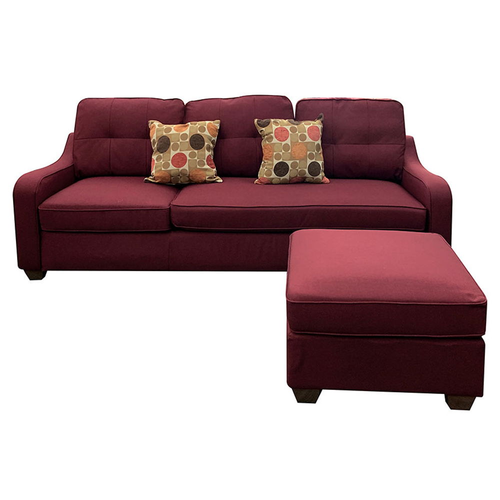 Cleavon II - Sectional Sofa - Red Linen - Urban Living Furniture (Los Angeles, CA)