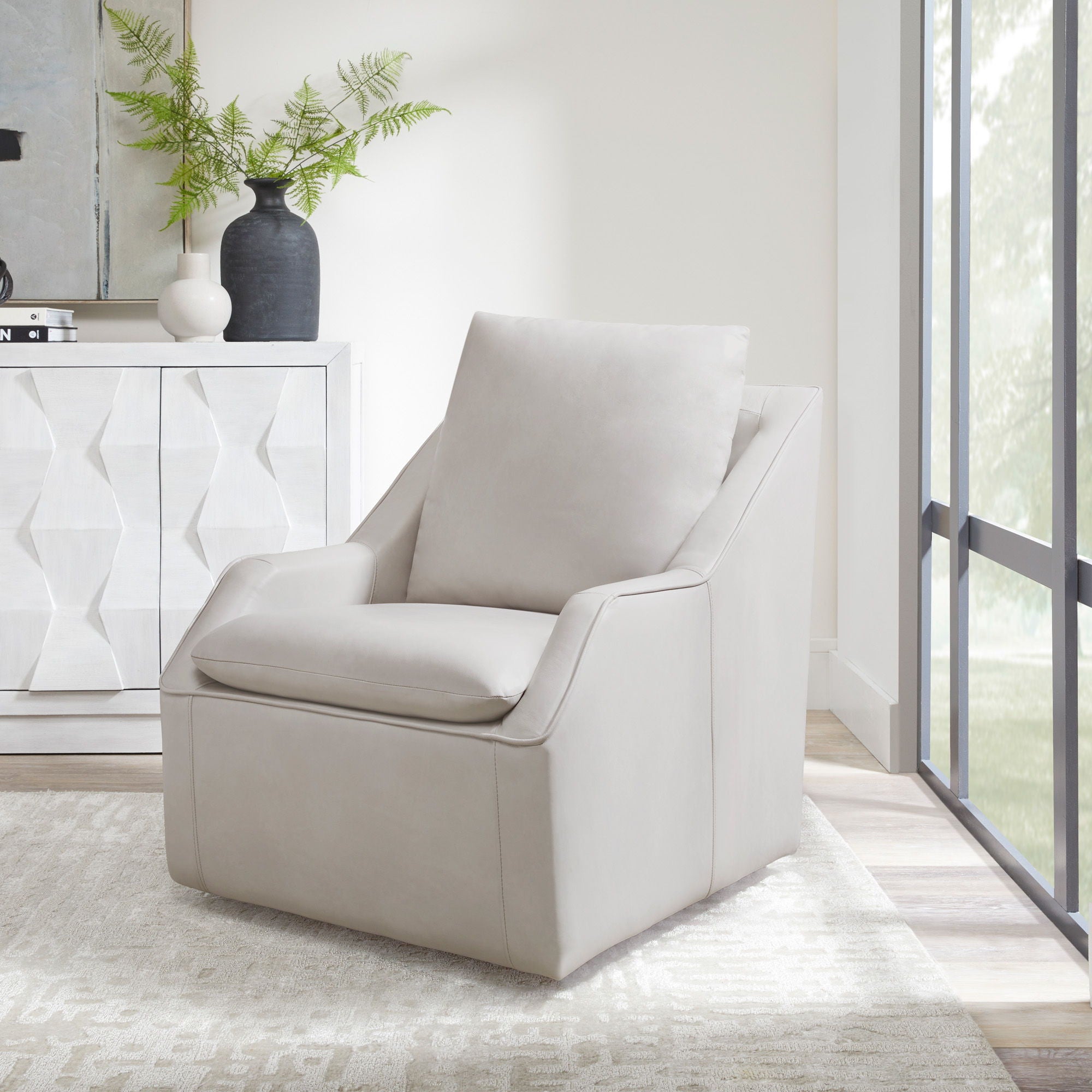 Asher - Swivel Accent Chair - Urban Living Furniture (Los Angeles, CA)