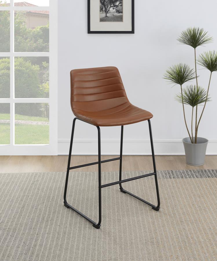 Zuni - Faux Leather Upholstered Bar Chair (Set of 2) - Urban Living Furniture (Los Angeles, CA)