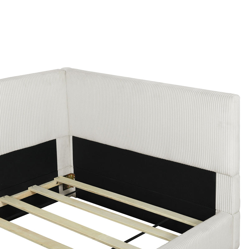 L Shaped Upholstered Daybed