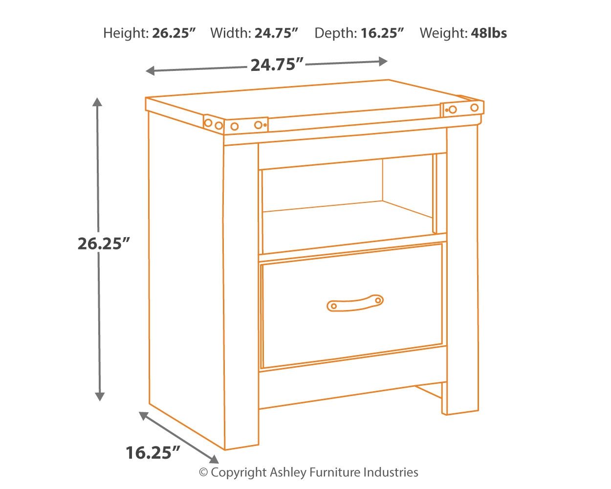 Trinell - Night Stand - Urban Living Furniture (Los Angeles, CA)