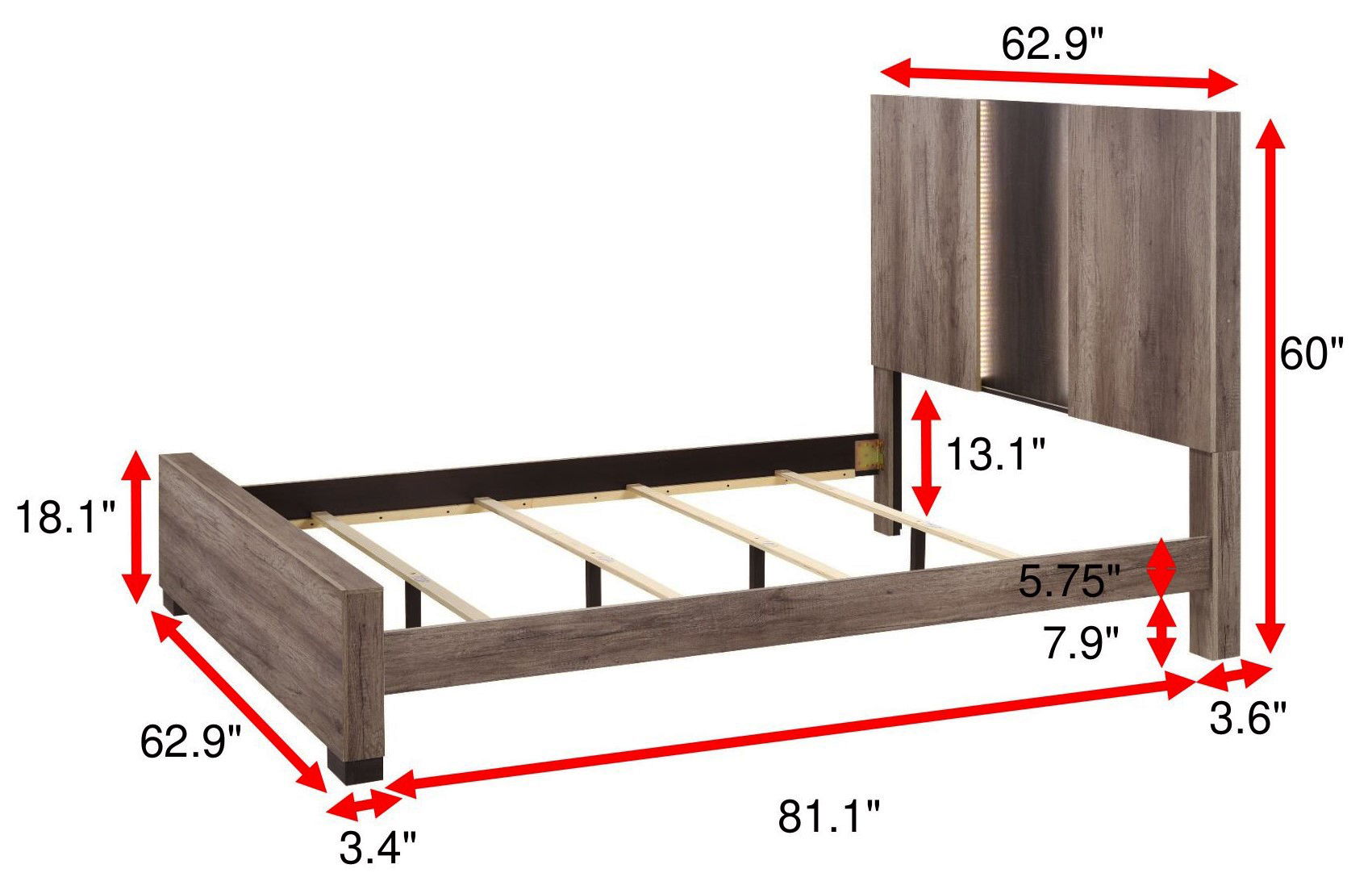 Rangley - Bed - Urban Living Furniture (Los Angeles, CA)