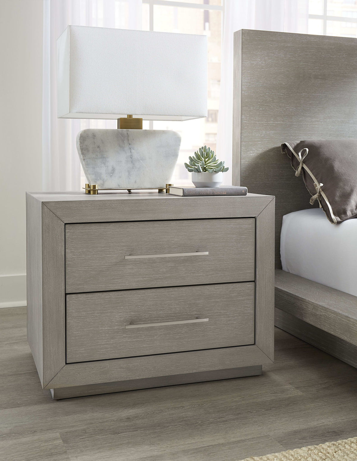 Melbourne - Two Drawer Nightstand With USB