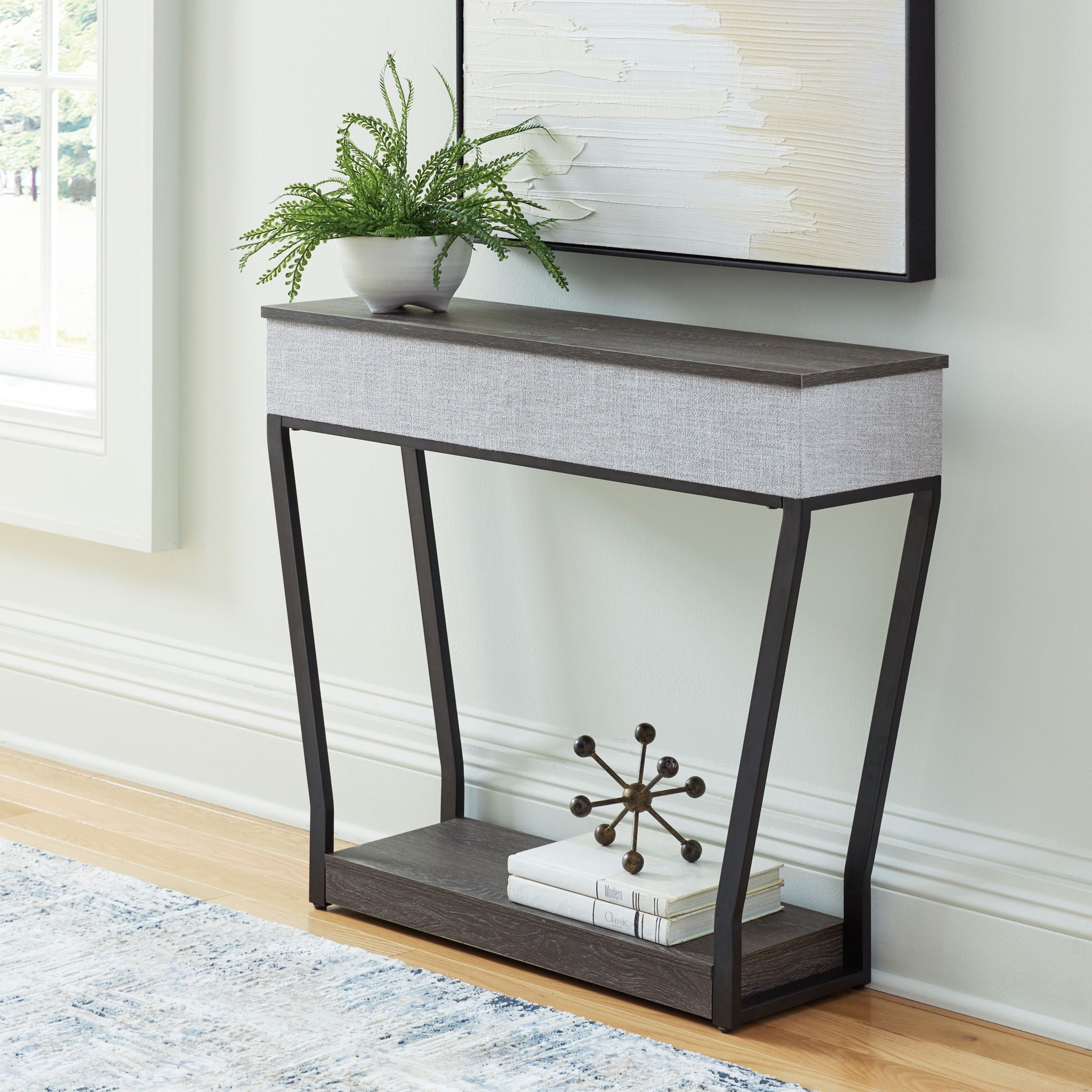 Sethlen - Gray / Black - Console Sofa Table - Urban Living Furniture (Los Angeles, CA)