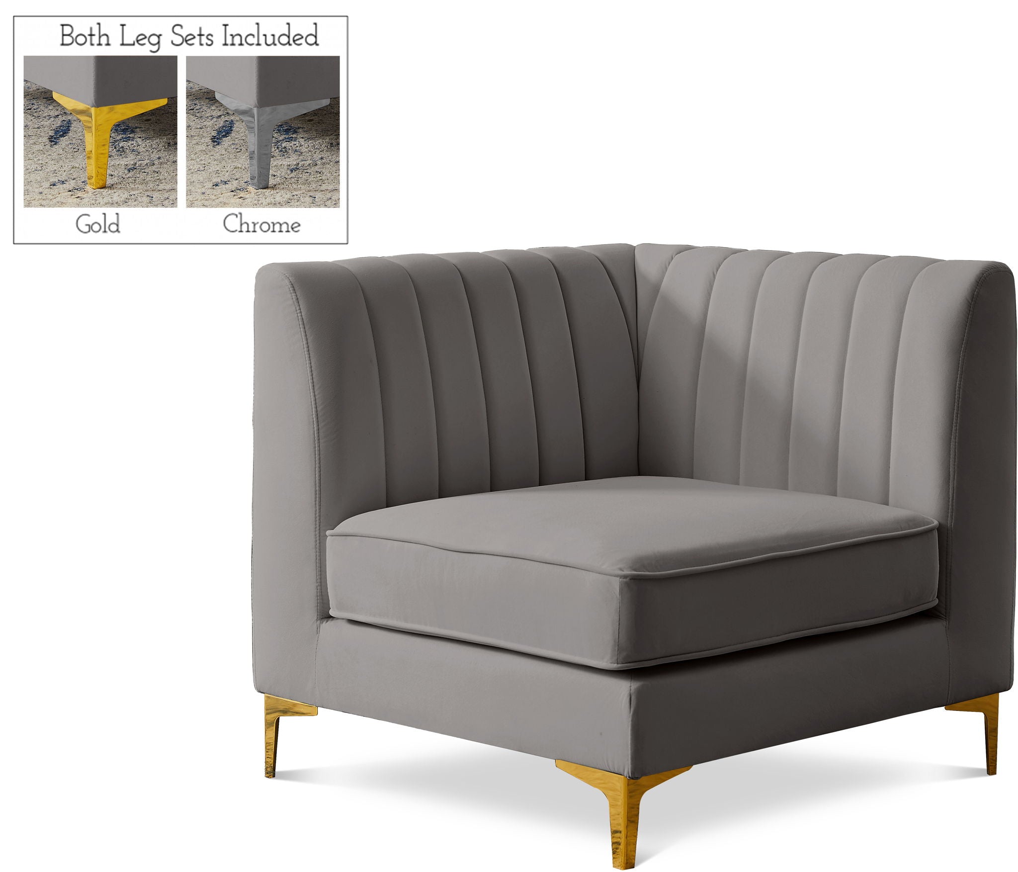 Alina - Corner Chair - Urban Living Furniture (Los Angeles, CA)