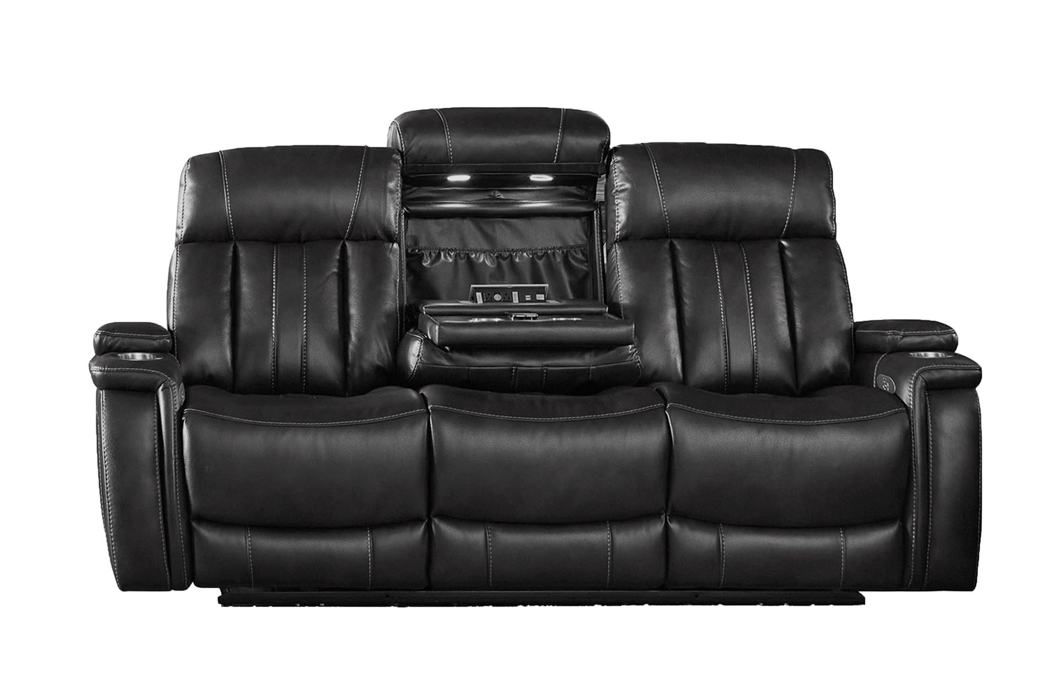 Royce - Power Drop Down Console Sofa - Urban Living Furniture (Los Angeles, CA)