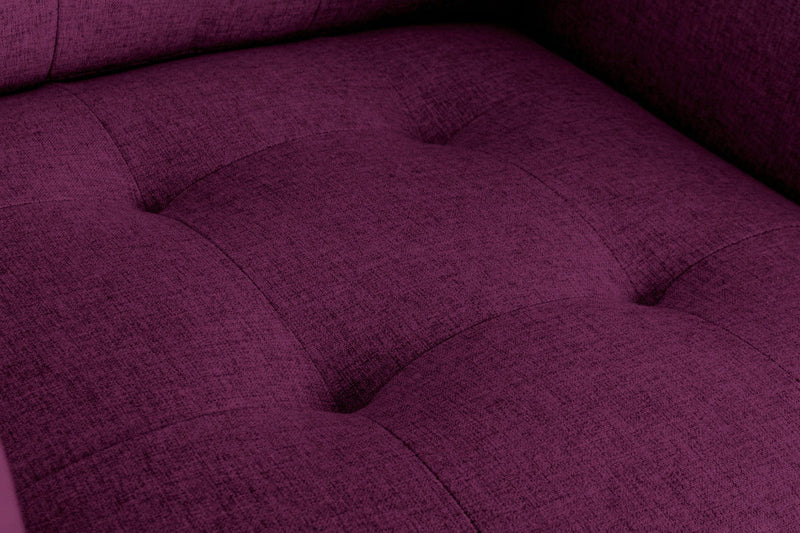 Victoria - Linen Fabric Armchair With Metal Legs, Side Pockets, And Pillow - Urban Living Furniture (Los Angeles, CA)