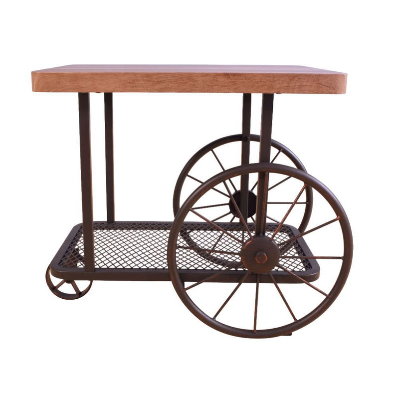 Francie - End Table - Oak & Antique Gray - Urban Living Furniture (Los Angeles, CA)