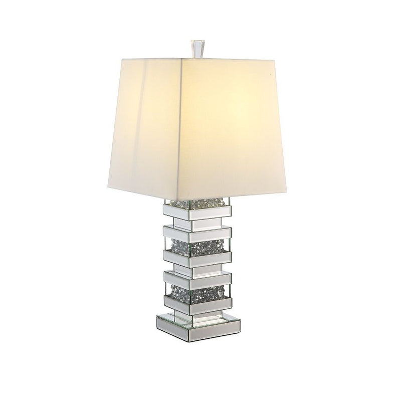Noralie - Table Lamp - Pearl Silver - Glass - Urban Living Furniture (Los Angeles, CA)