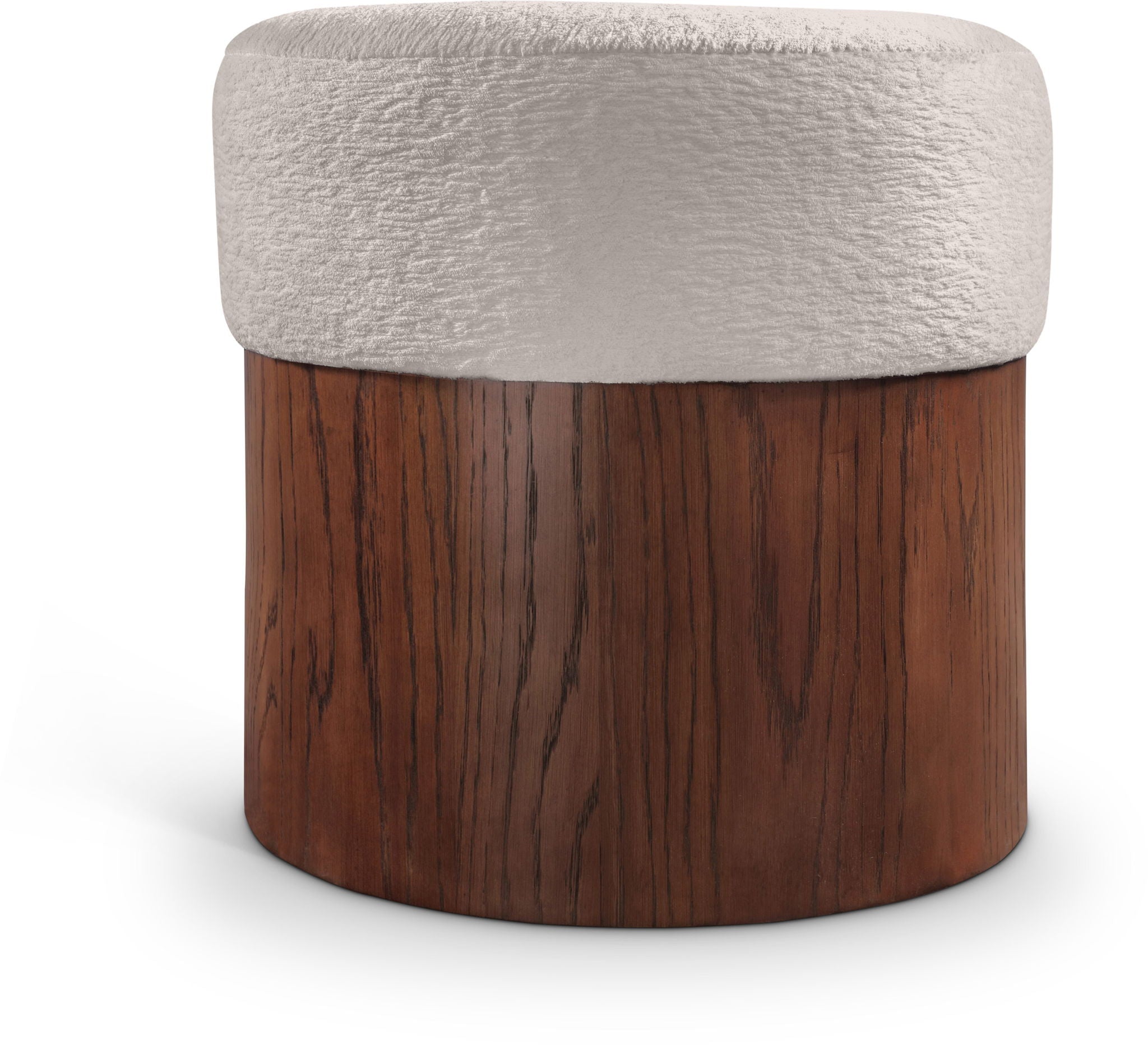Nimes - Ottoman / Stool With Brown Base - Urban Living Furniture (Los Angeles, CA)