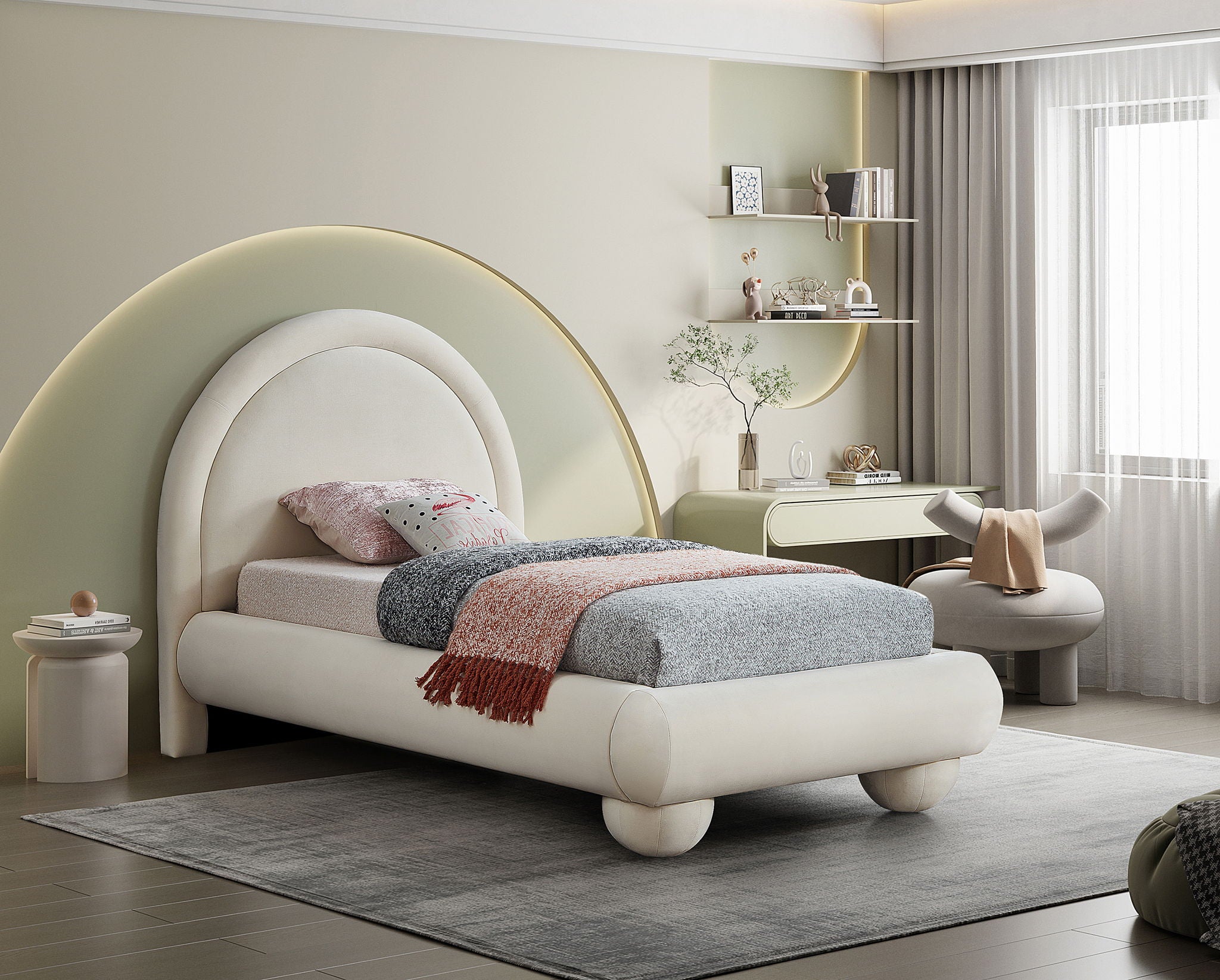 Madrid - Upholstered Bed - Urban Living Furniture (Los Angeles, CA)