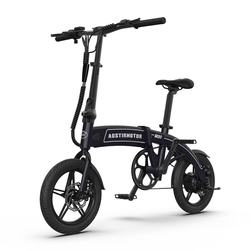 14" Electric Bike, 350W 7.5Ah / 36V E Bike, Lightweight Folding Electric Bicycles For Adult - Black
