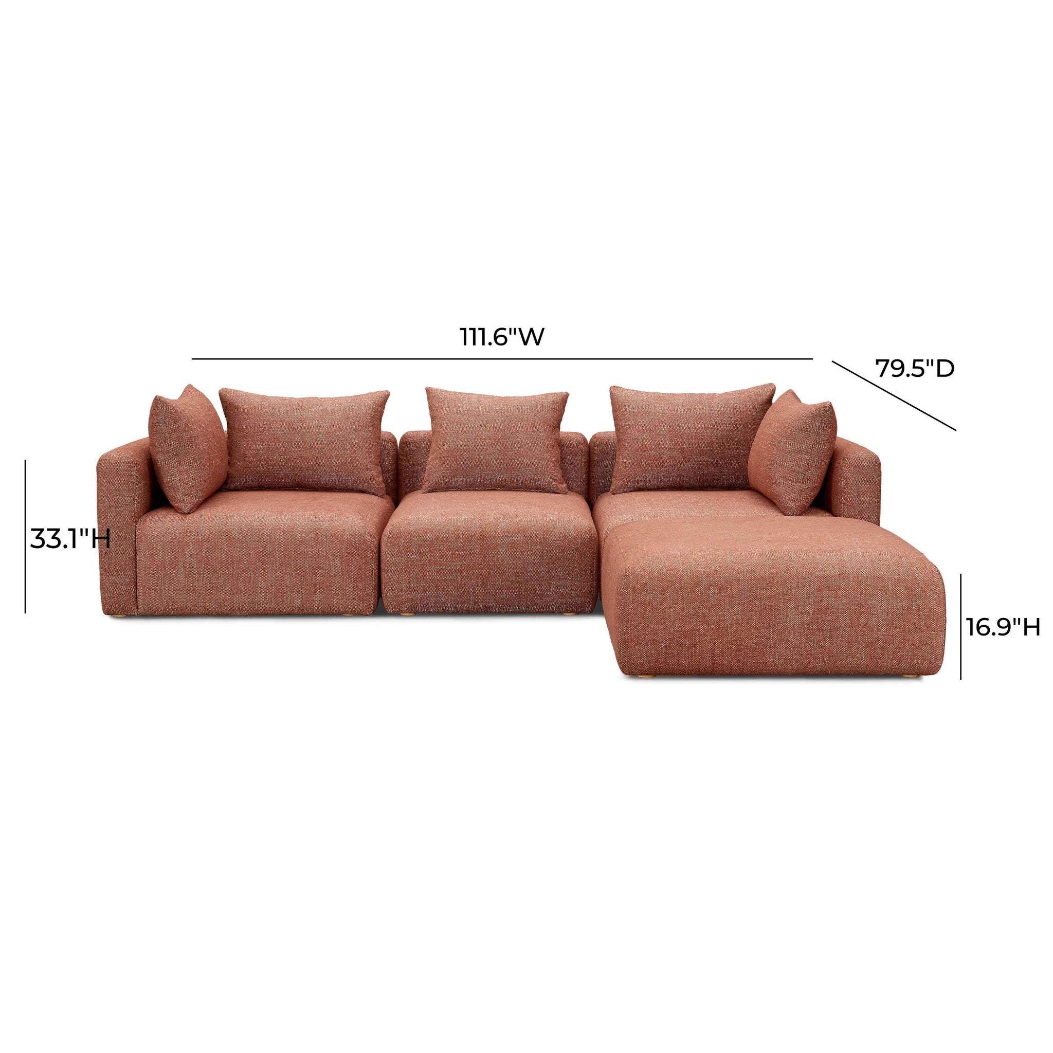Hangover - 4-Piece Modular Sectional - Urban Living Furniture (Los Angeles, CA)