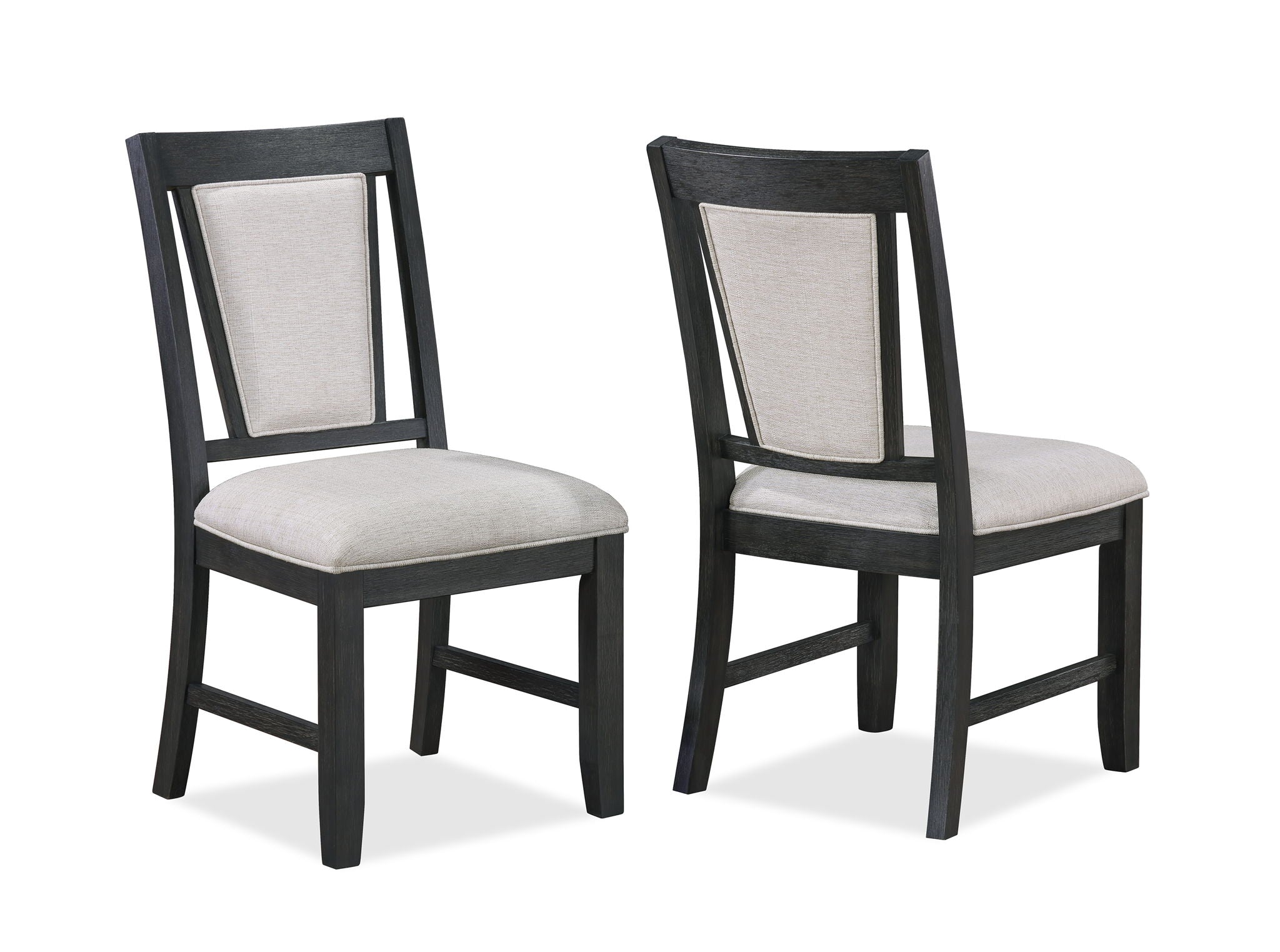 Stevens - Side Chair (Set of 2) - Charcoal & Gray - Urban Living Furniture (Los Angeles, CA)