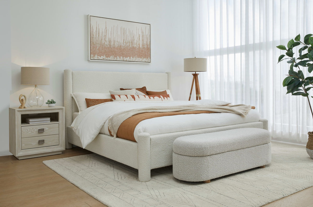Virgil Burke - Upholstered Platform Bed