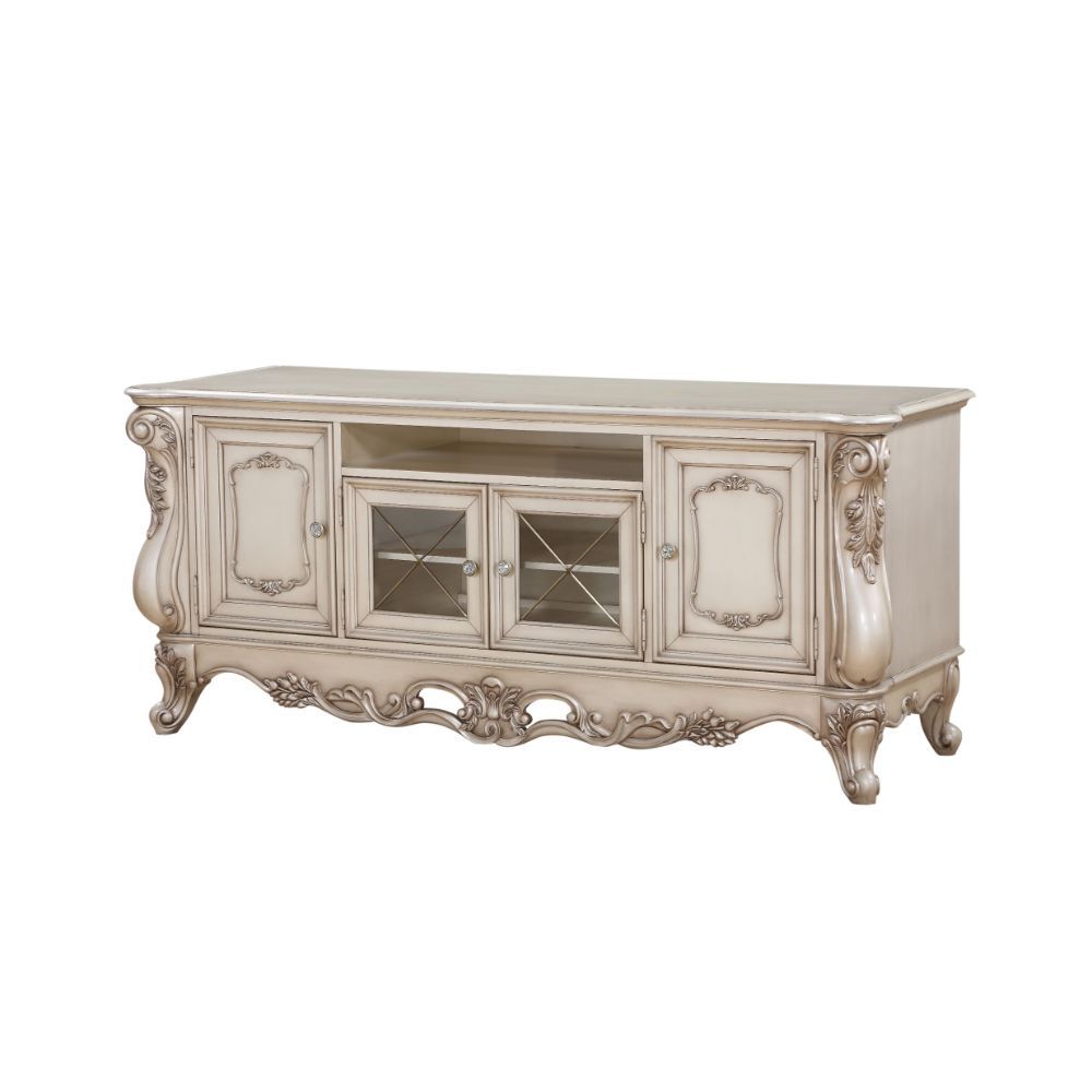 Gorsedd - TV Stand - Antique White - Urban Living Furniture (Los Angeles, CA)