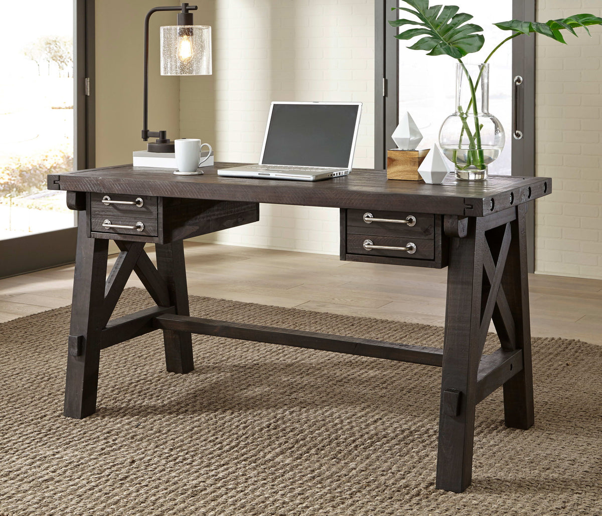 Yosemite - Solid Wood Desk - Cafe