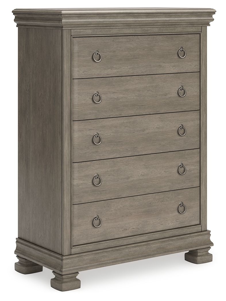 Lexorne - Gray - Five Drawer Chest - Urban Living Furniture (Los Angeles, CA)