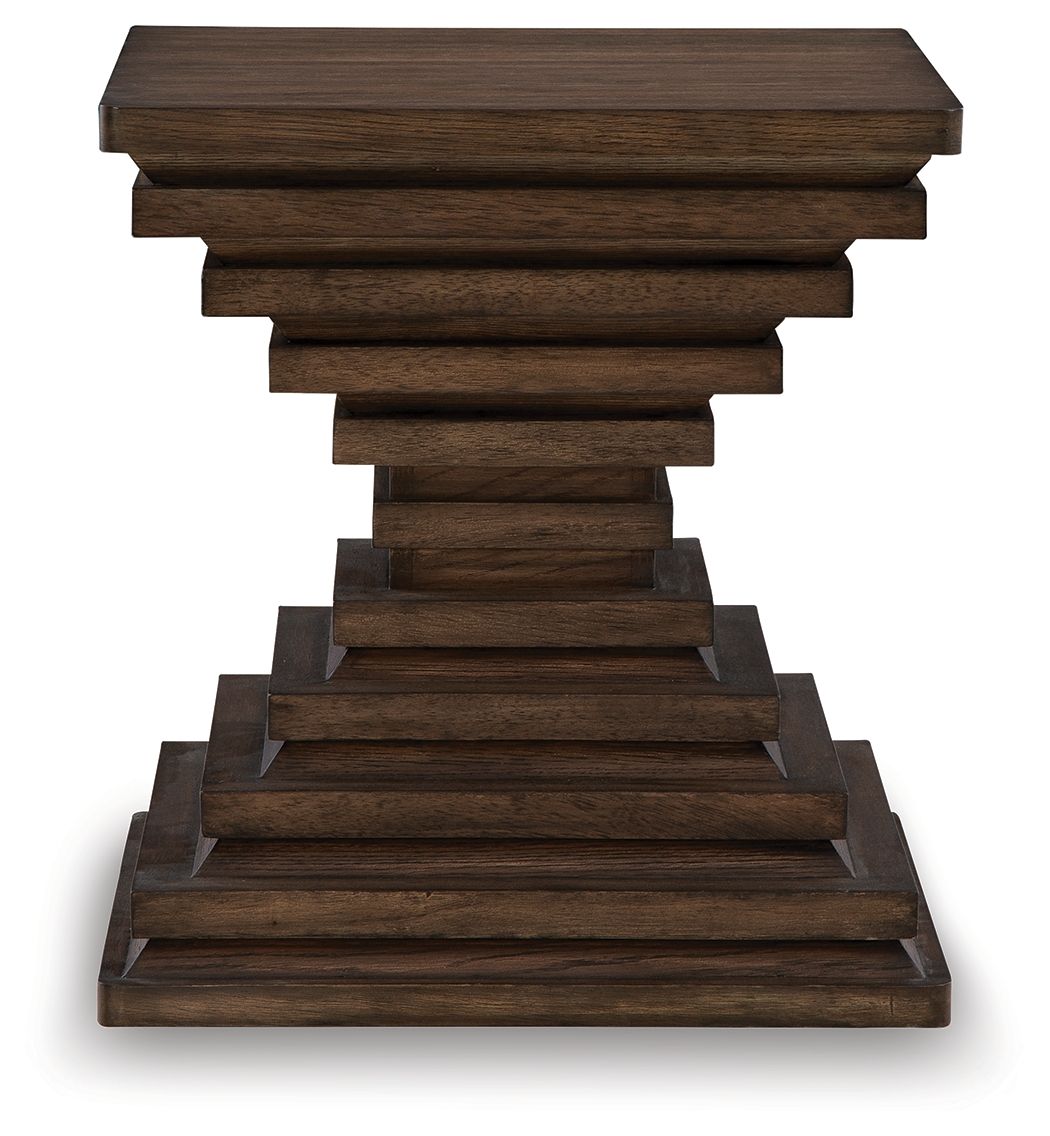 Hannodream - Warm Brown - Square End Table - Urban Living Furniture (Los Angeles, CA)