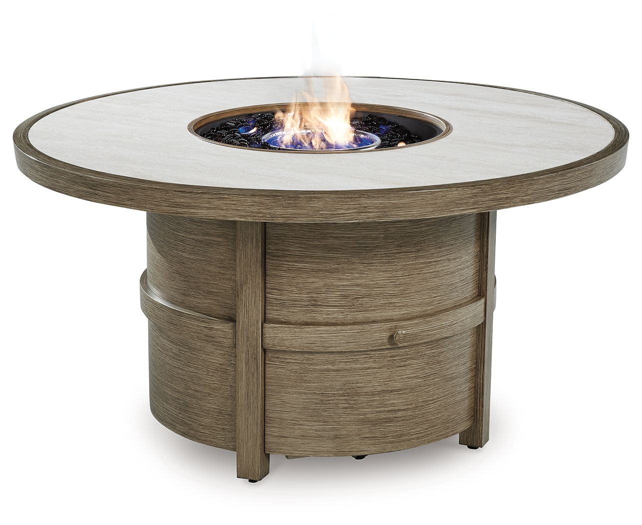 Rainier Ranch - Beige - Round Fire Pit Table - Urban Living Furniture (Los Angeles, CA)
