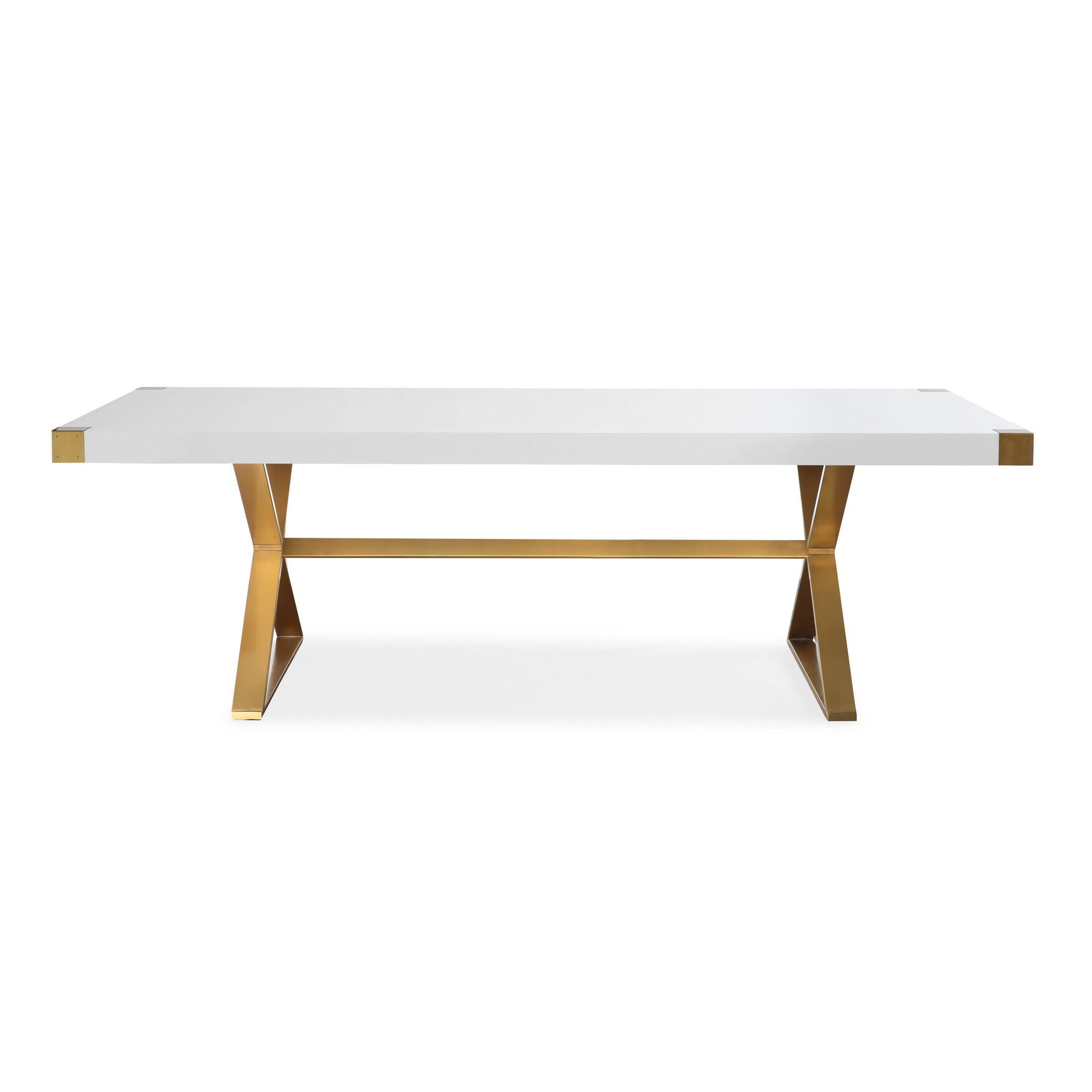 Adeline - Lacquer Dining Table - White - Urban Living Furniture (Los Angeles, CA)