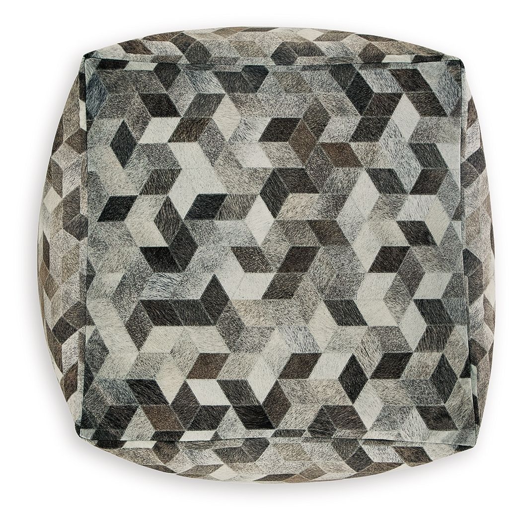 Albermarle - Gray / Brown - Pouf - Urban Living Furniture (Los Angeles, CA)