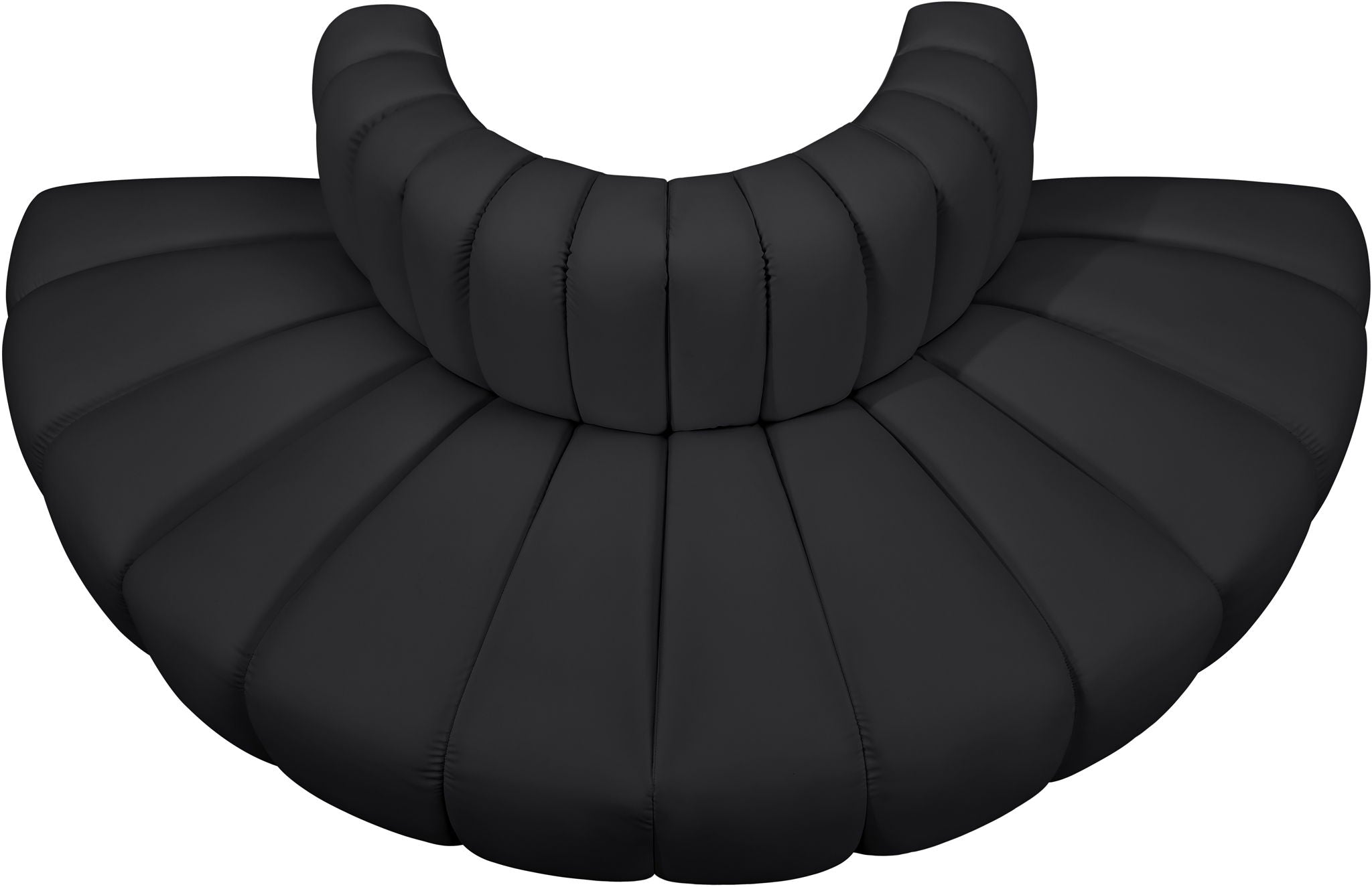 Arc - Faux Leather 4 Piece Modular Sofa